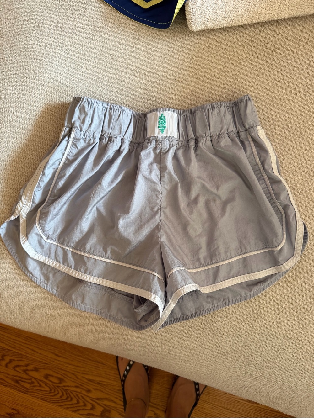 Free People Varsity Blues Shorts S